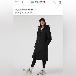 Vuori Women's Black Ski Anorak